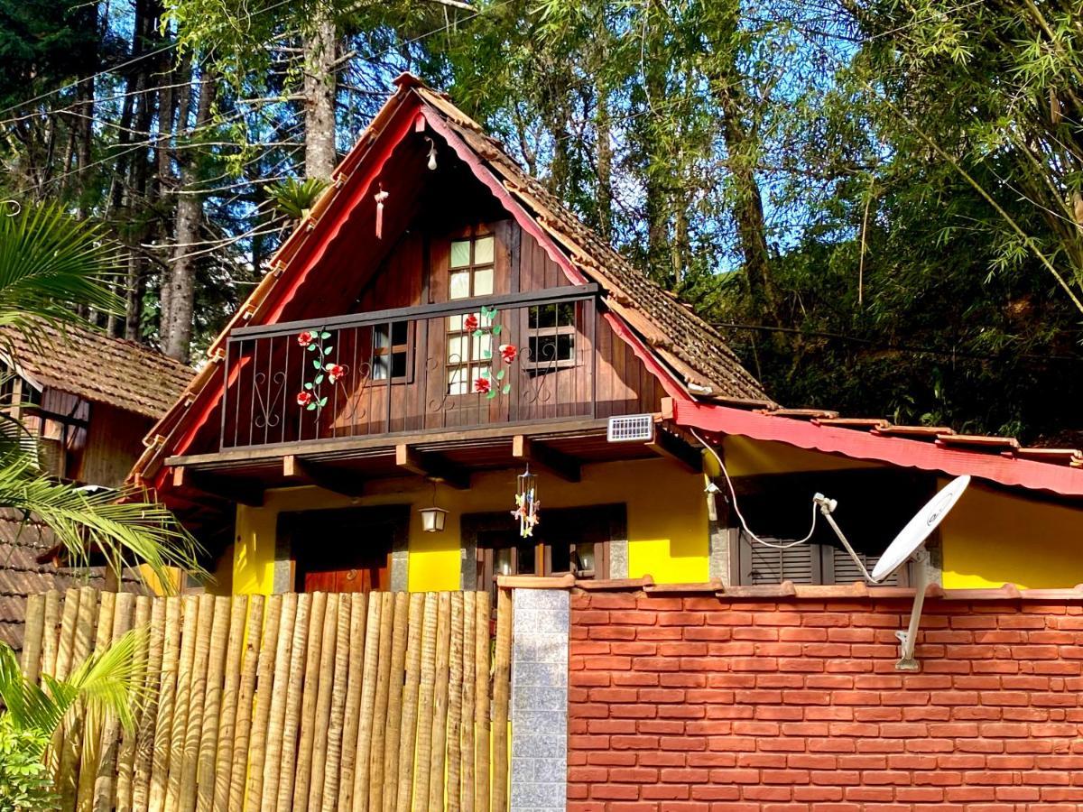 Chale 1 Alto Na Montanha, Com Lareira E Wi-Fi Apartment Visconde De Maua Bagian luar foto