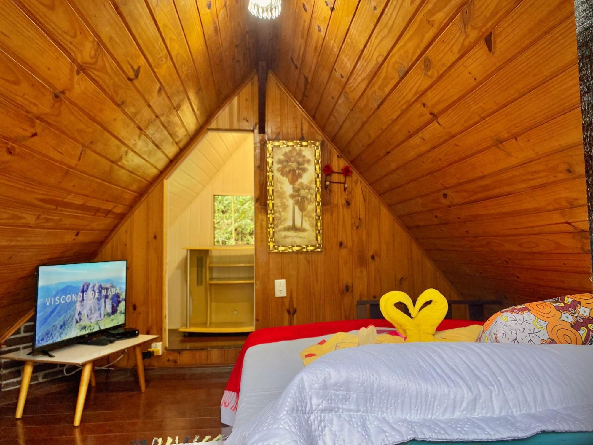 Chale 1 Alto Na Montanha, Com Lareira E Wi-Fi Apartment Visconde De Maua Bagian luar foto