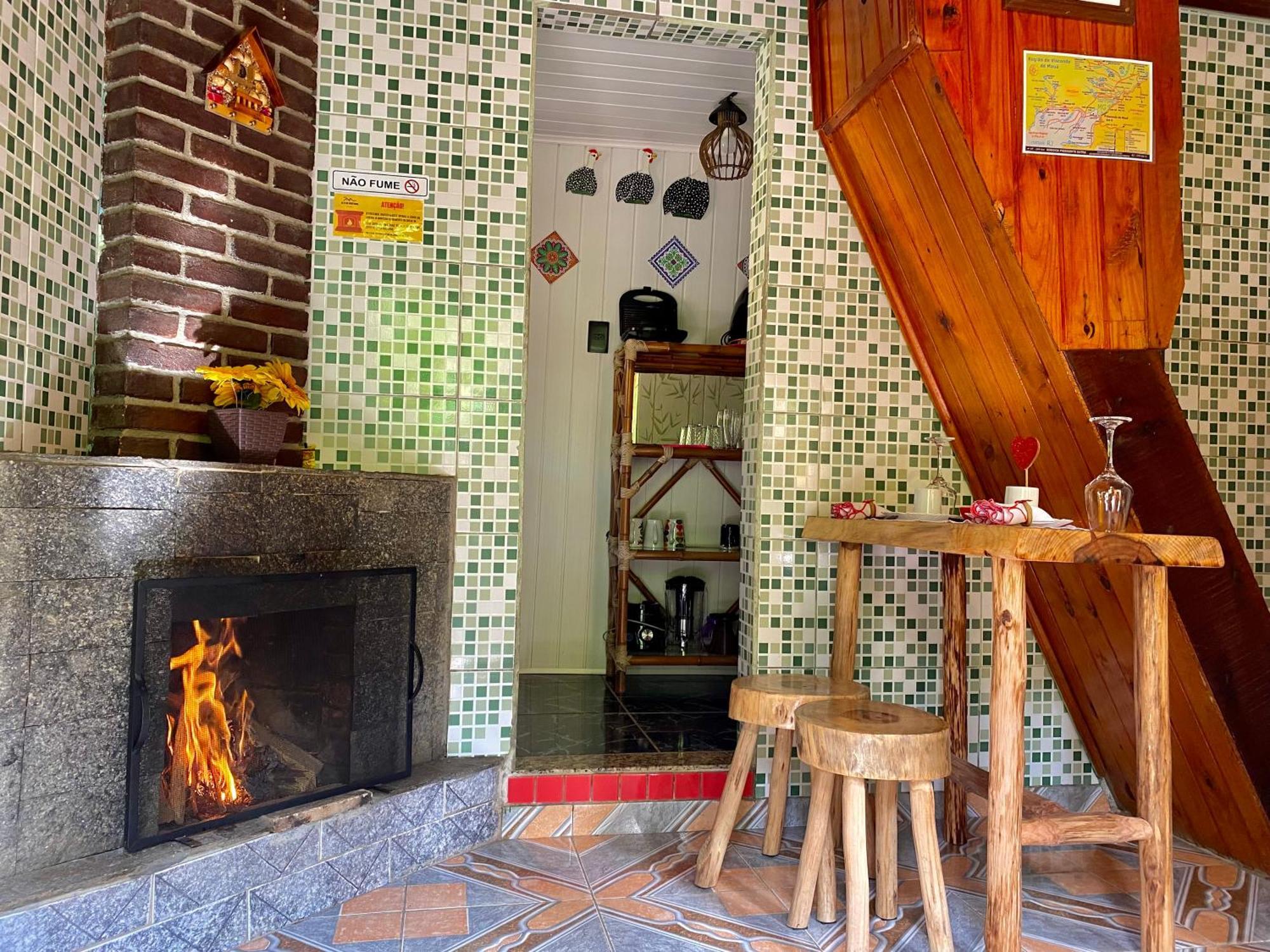 Chale 1 Alto Na Montanha, Com Lareira E Wi-Fi Apartment Visconde De Maua Bagian luar foto